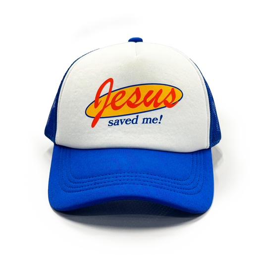 BONÉ TRUCKER JESUS SAVED ME