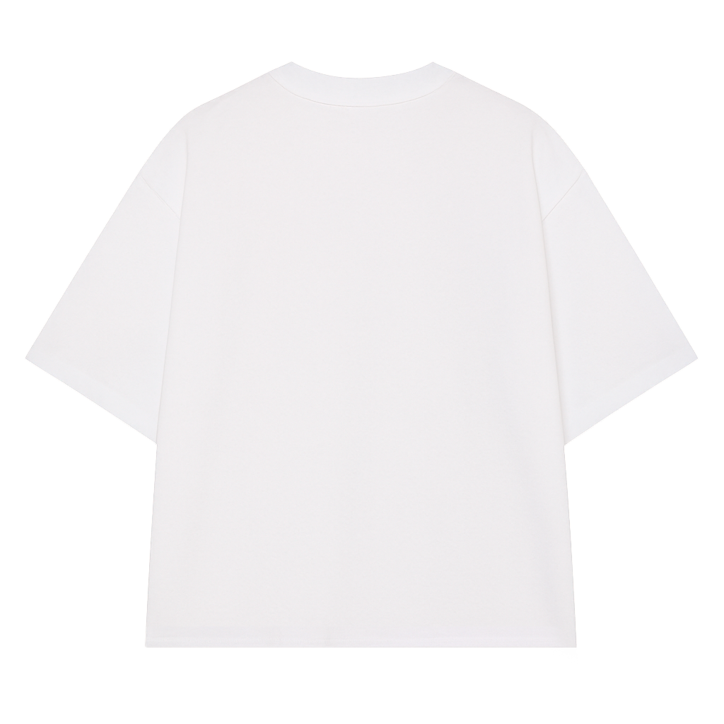 CAMISETA BOXY KEEP YOUR EYES OFF WHITE